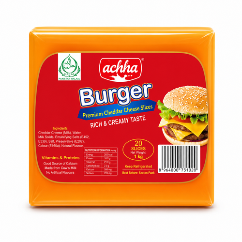 Burger Cheese Slice 1kg